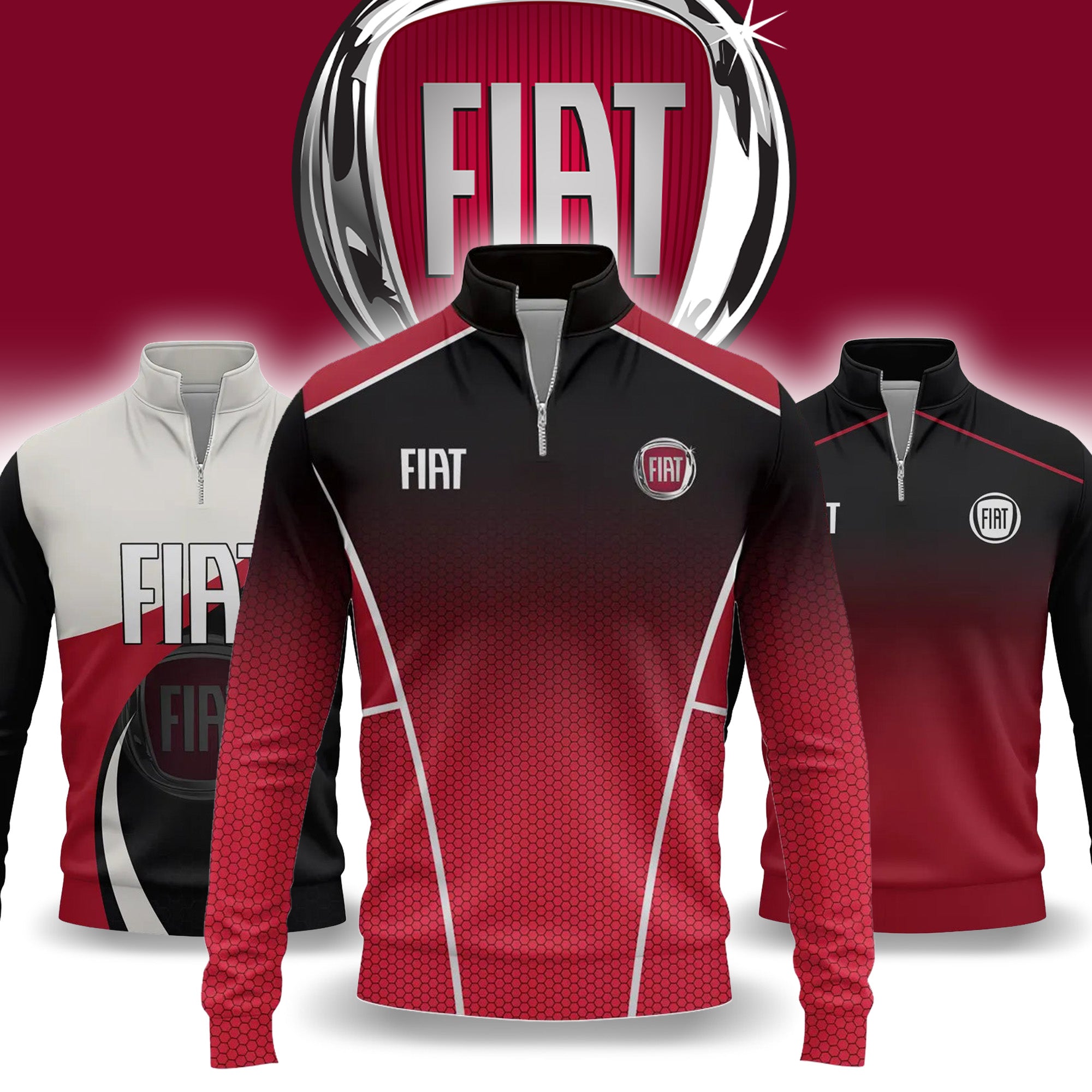 Fiat Quarter-zip Pullover thumbnail