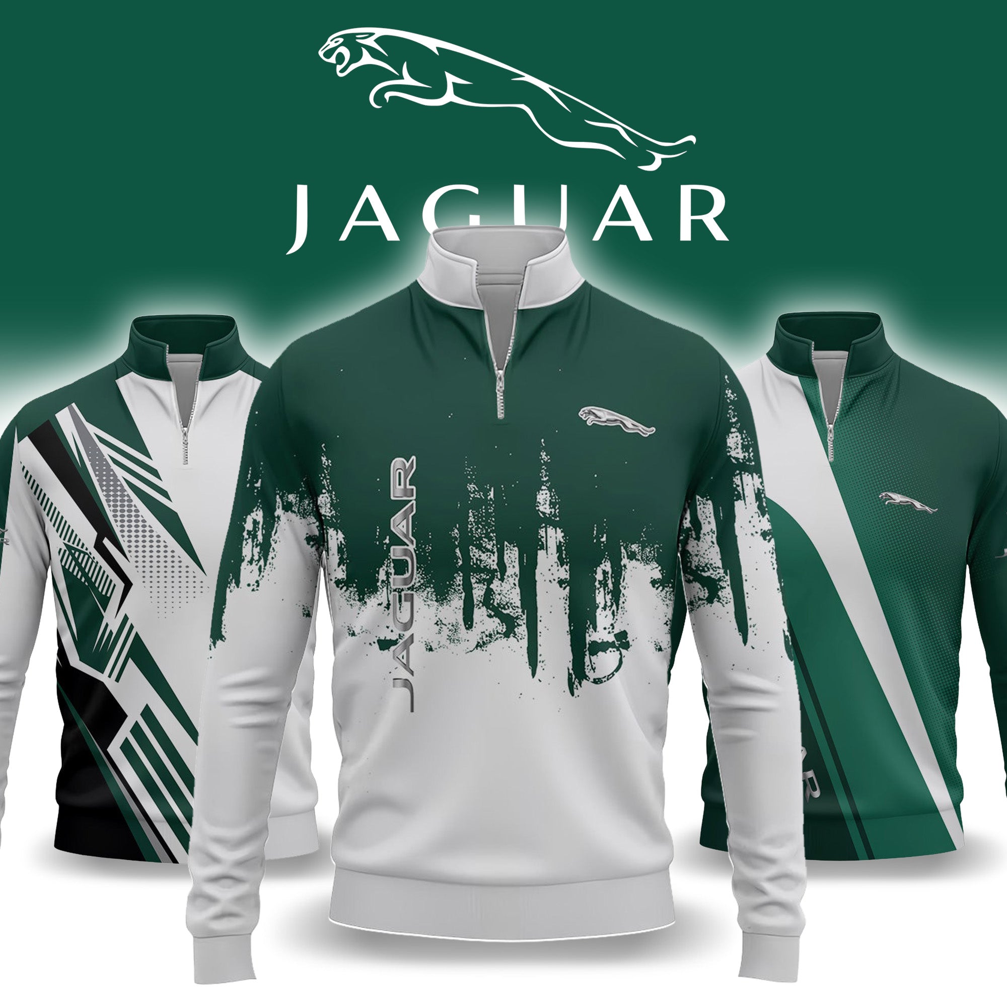 Jaguar Quarter-zip Pullover