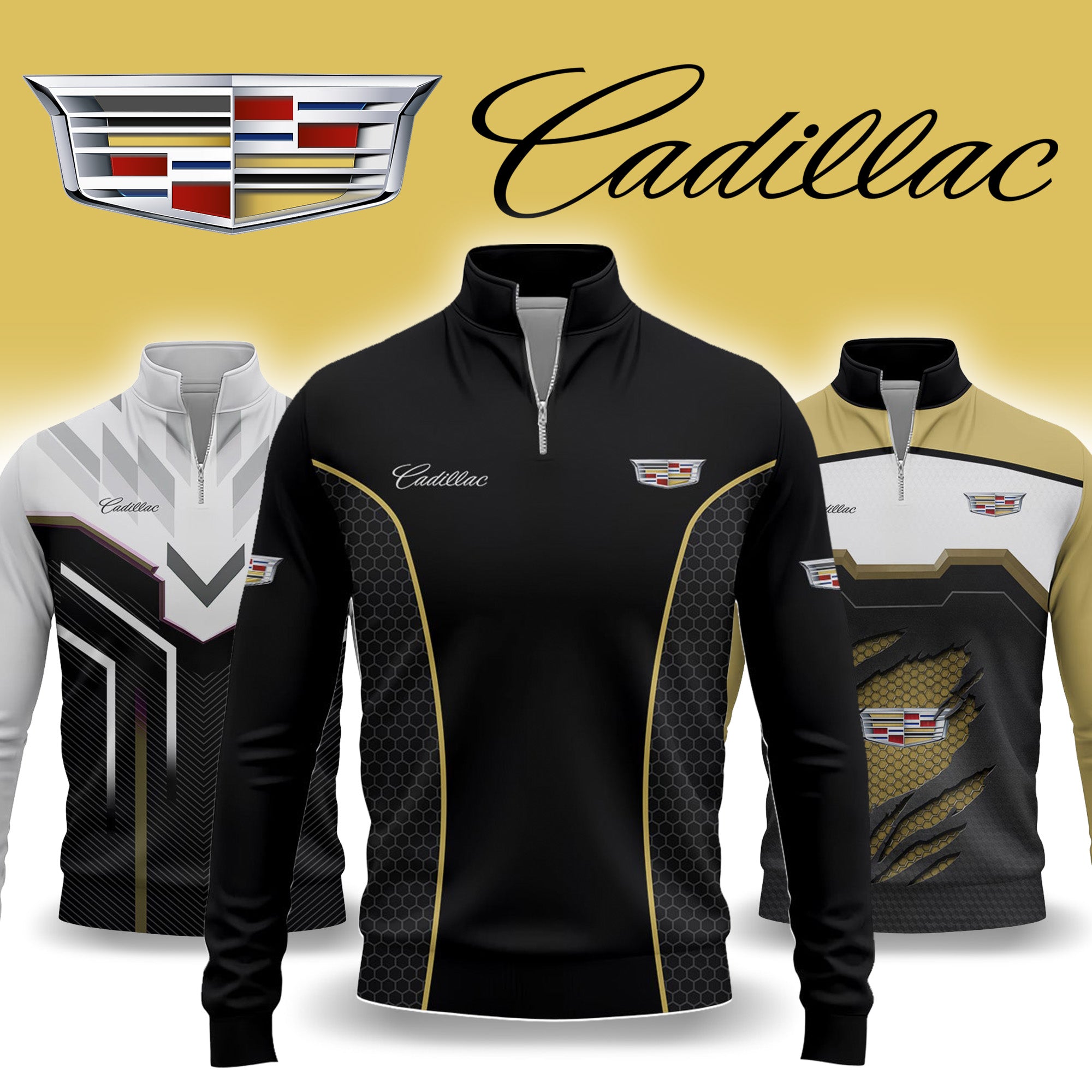 Cadillac Quarter-zip Pullover