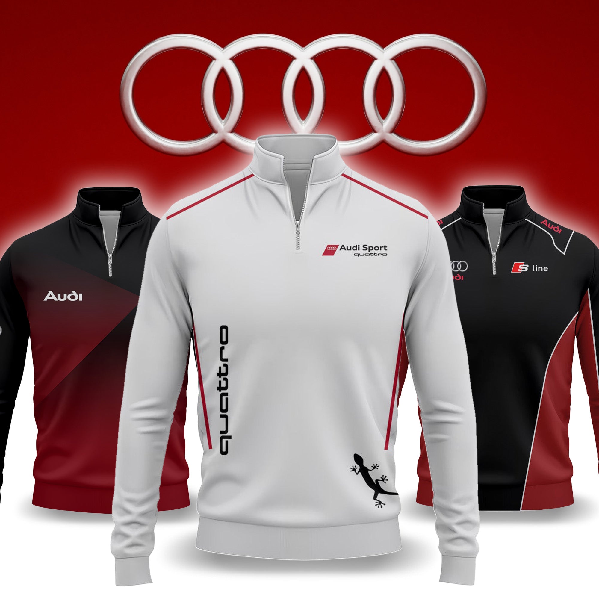 Audi Quarter-zip Pullover