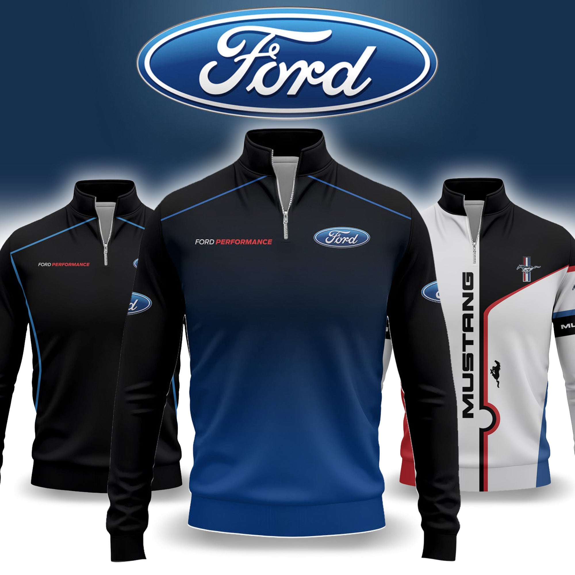 Ford Quarter-zip Pullover