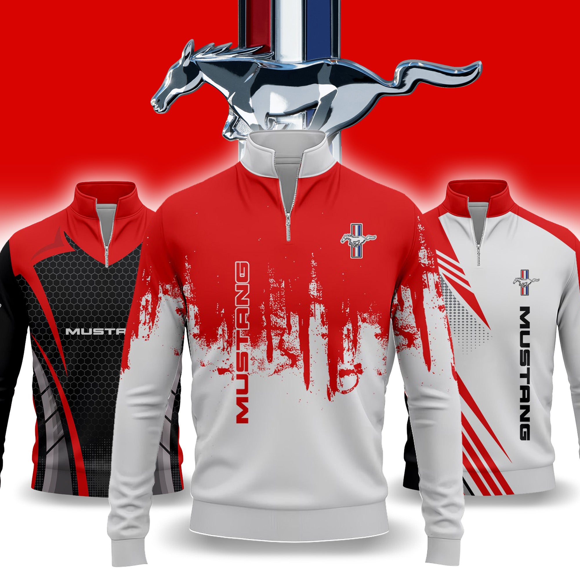 Ford Mustang Quarter-zip Pullover thumbnail