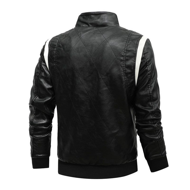 BOGO | Men's PU Leather Hooded Jacket V6