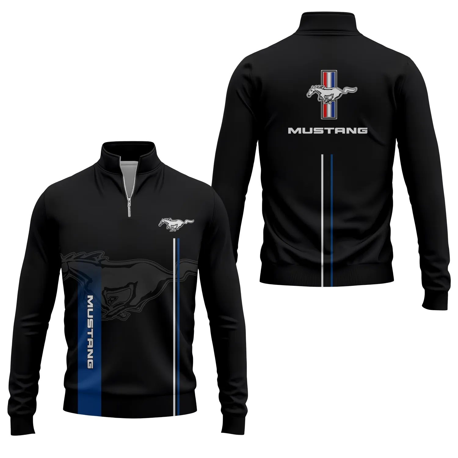 Ford Mustang Quarter-zip Pullover SC077