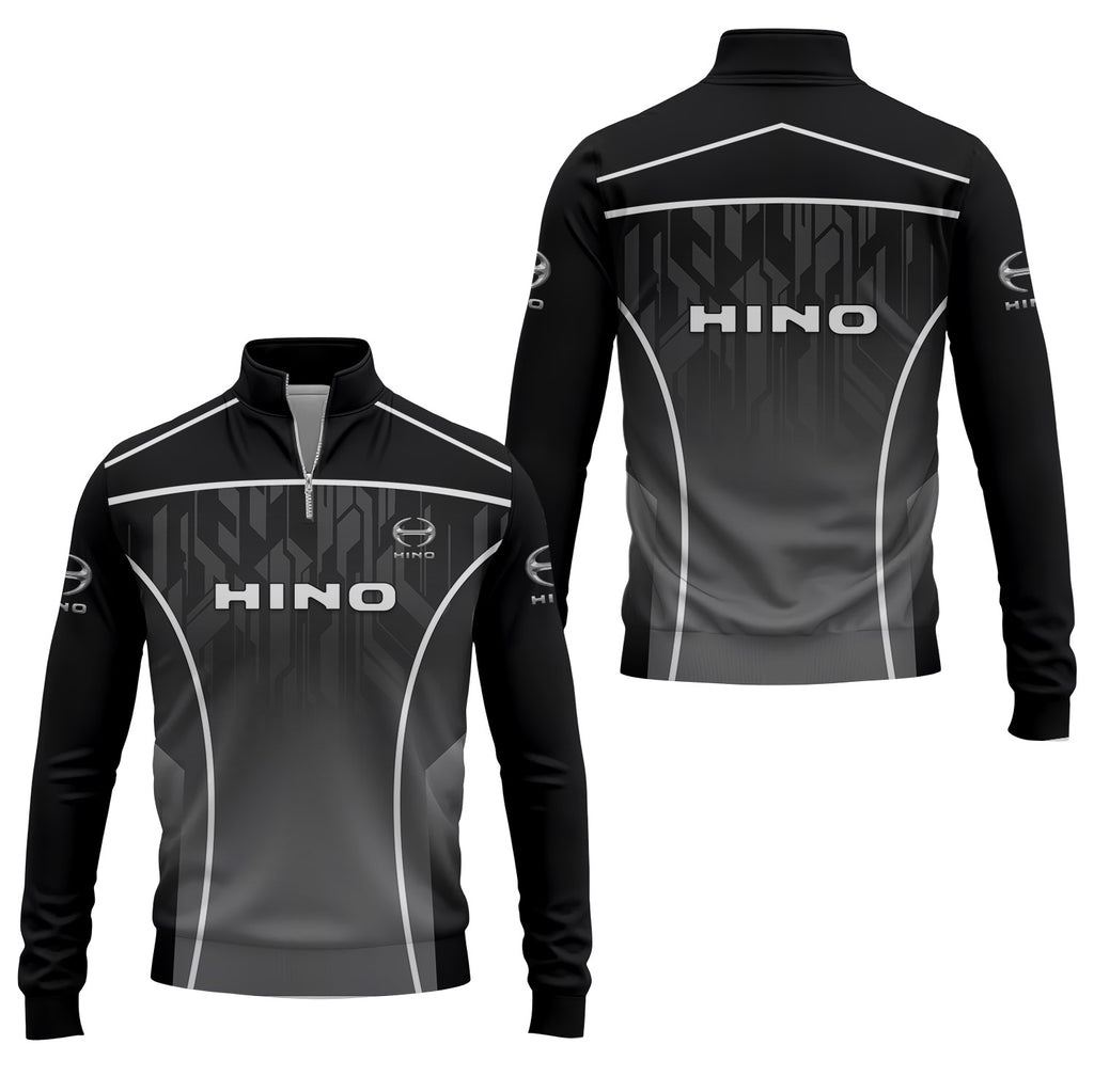 Hino Motors Quarter-zip Pullover USPL1936