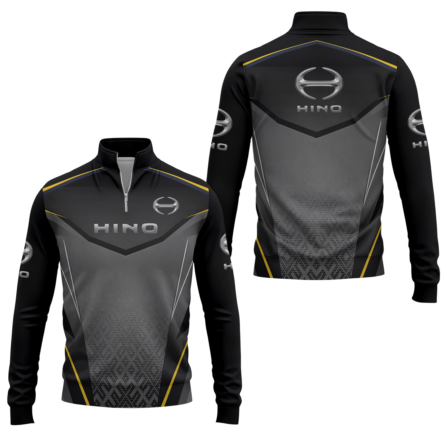 Hino Motors Quarter-zip Pullover USPL1948
