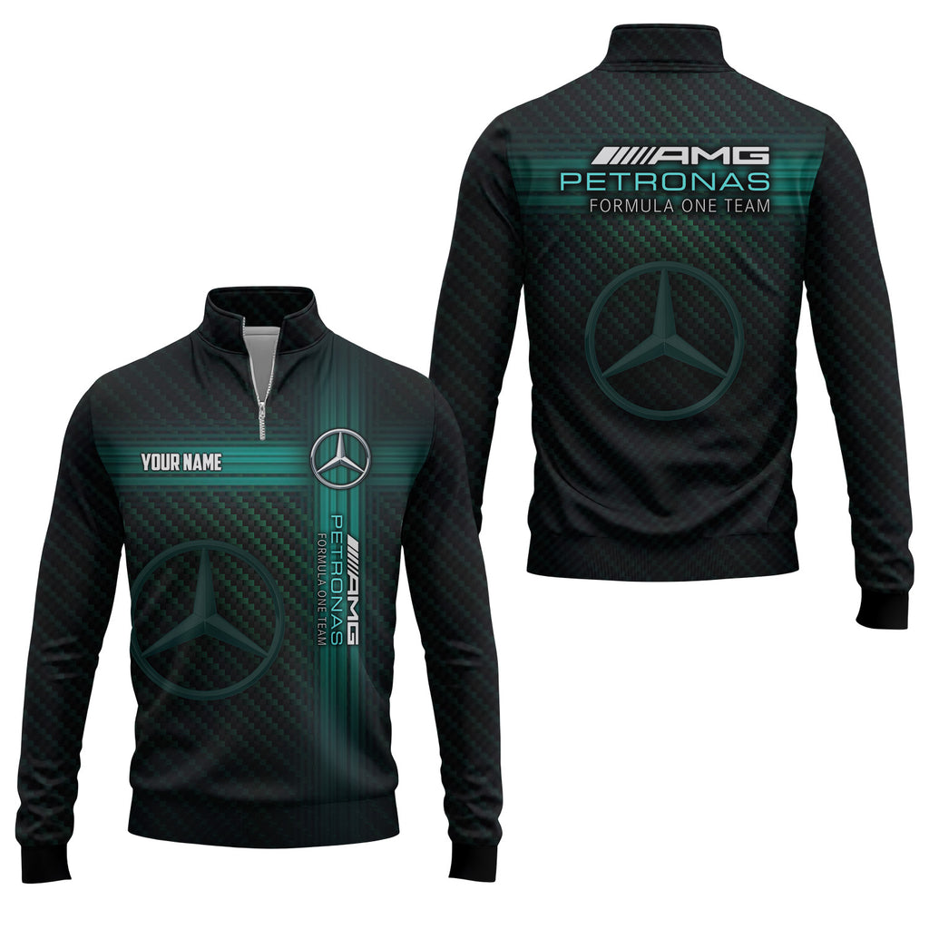 Custom Mercedes Quarter-zip Pullover USPL036