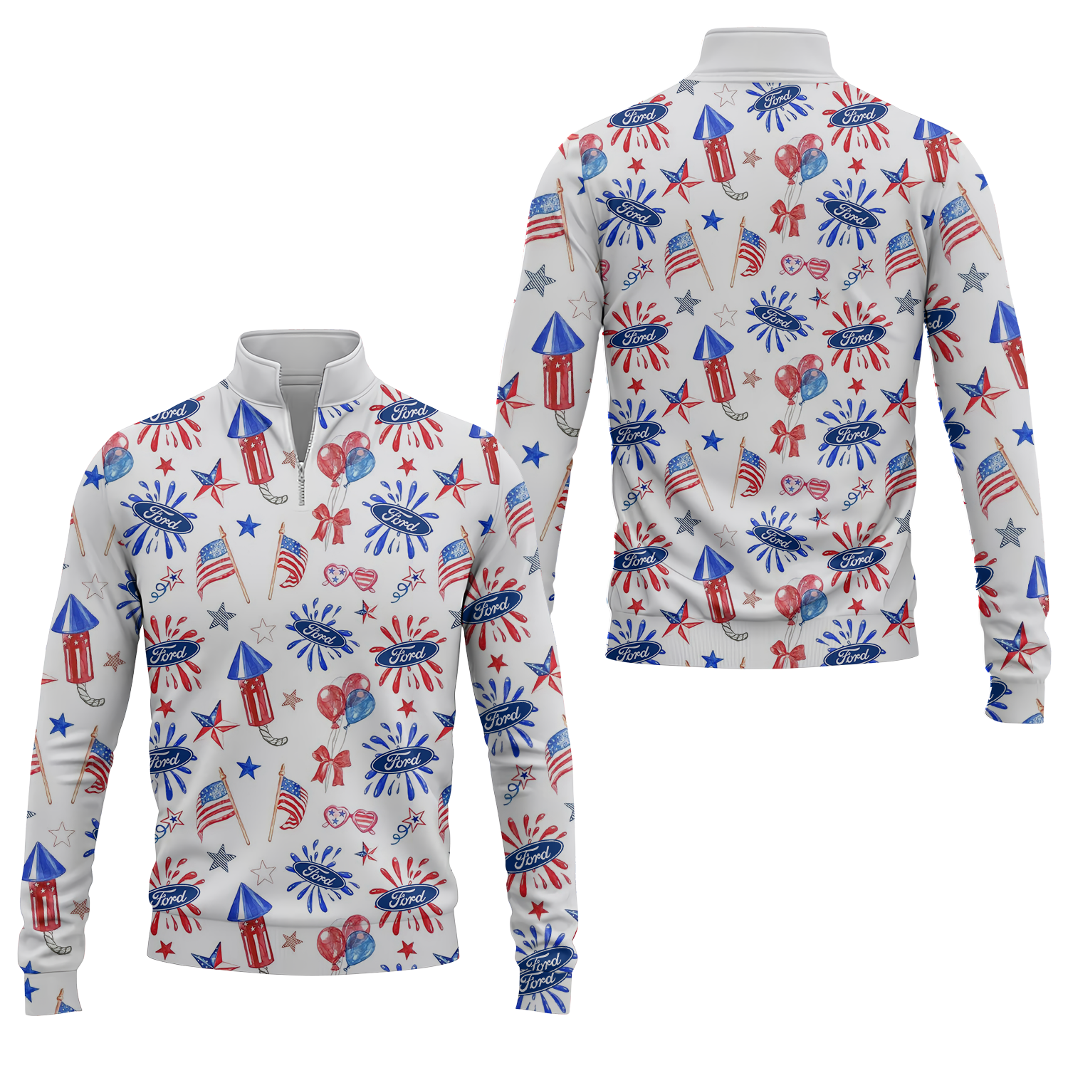 Ford Quarter-zip Pullover USPL186