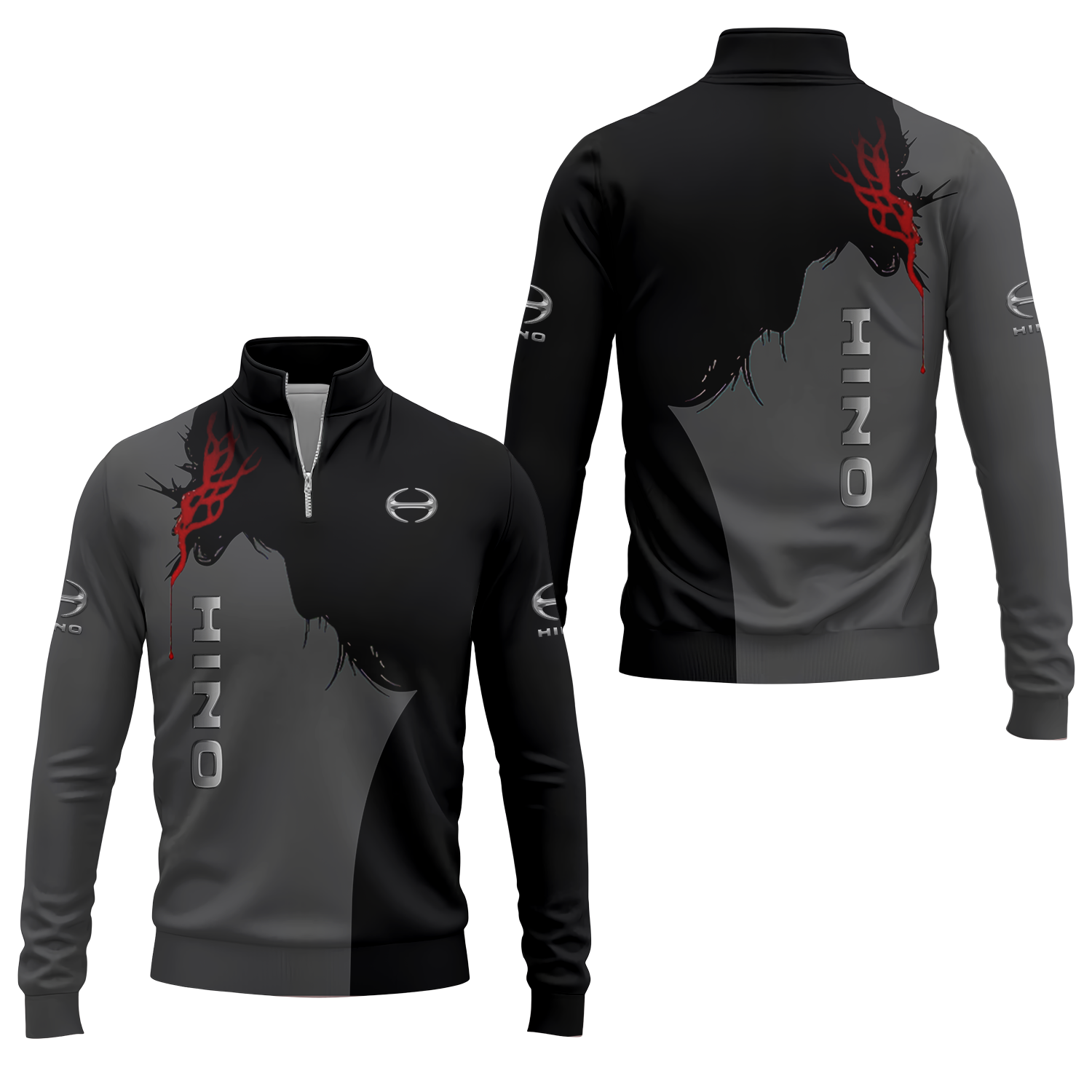 Hino Motors Quarter-zip Pullover USPL1923