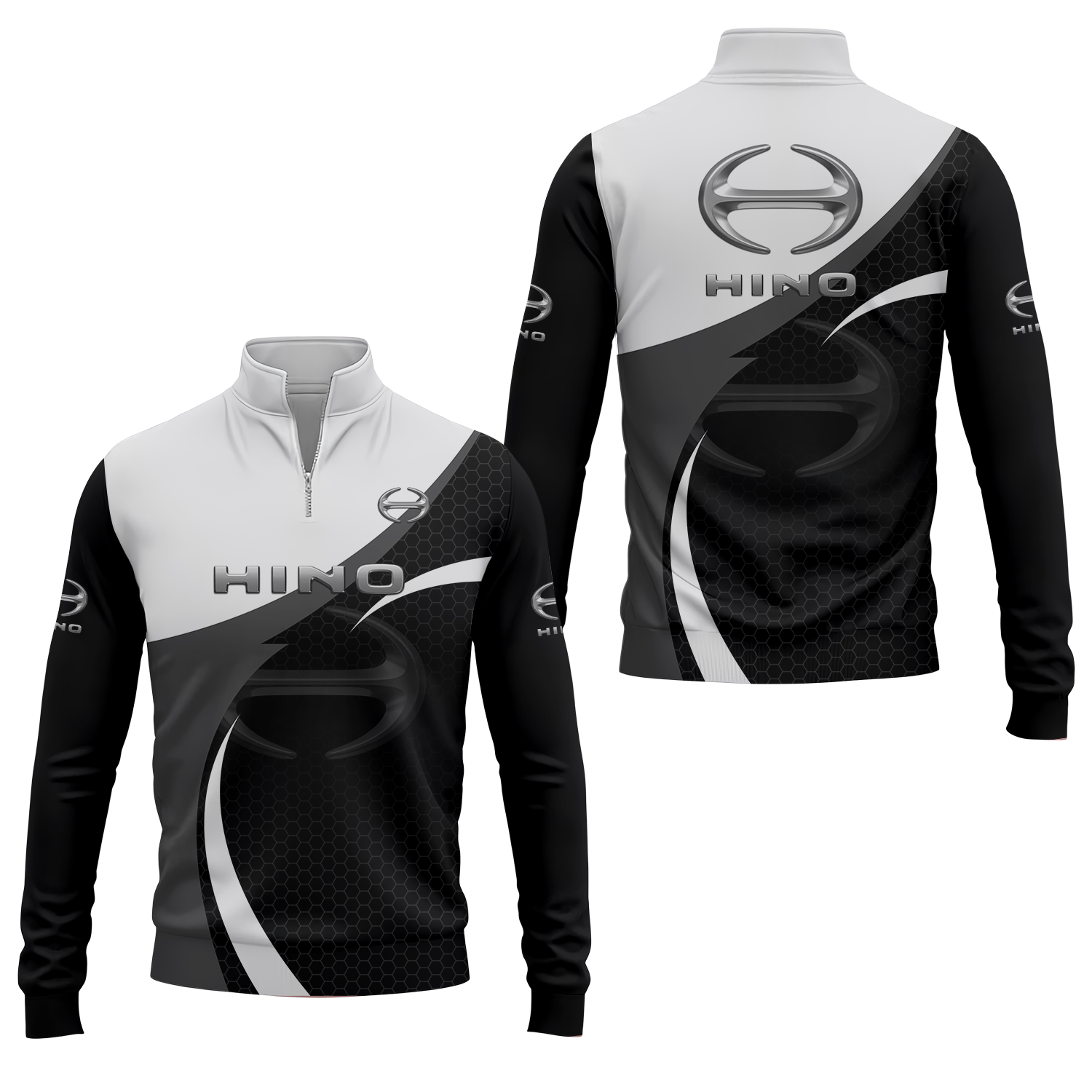 Hino Motors Quarter-zip Pullover USPL1930