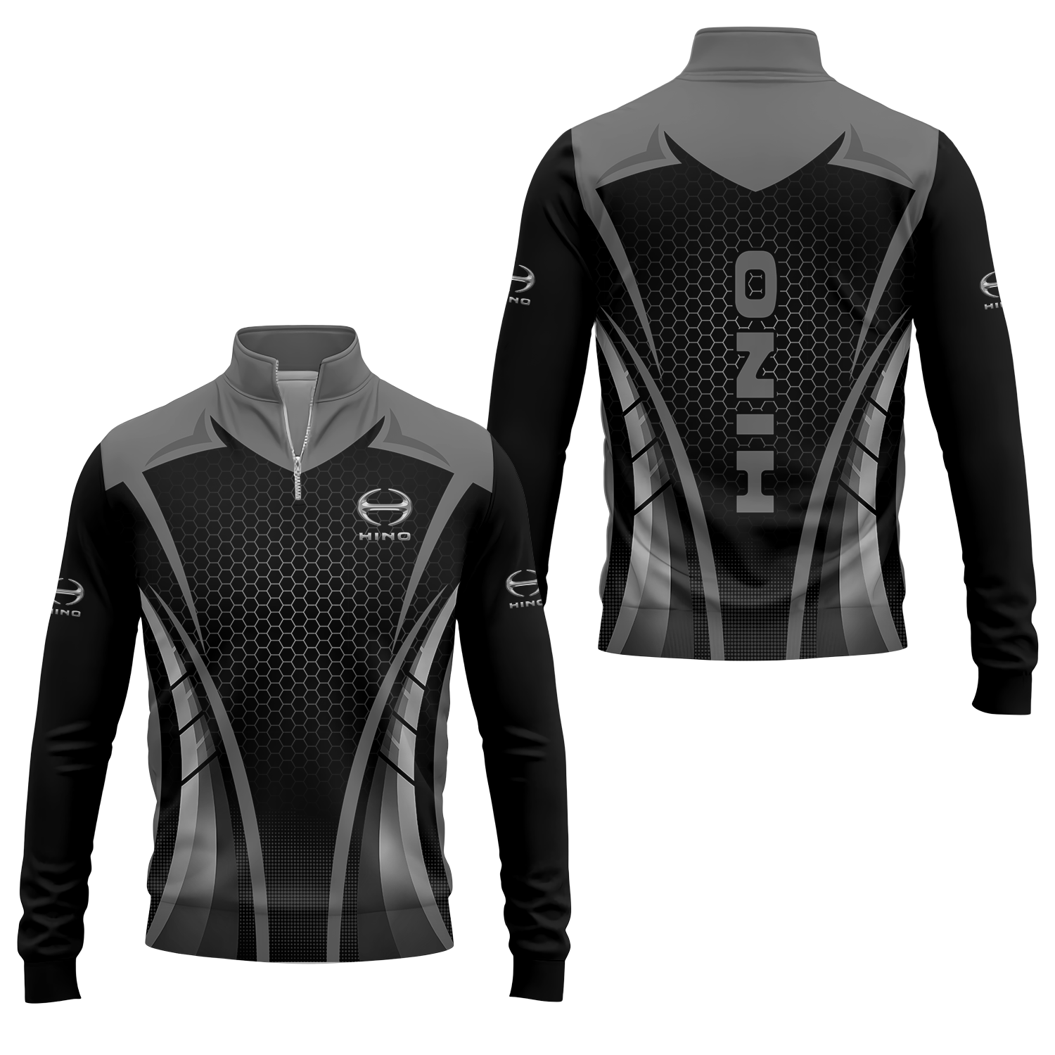 Hino Motors Quarter-zip Pullover USPL1933
