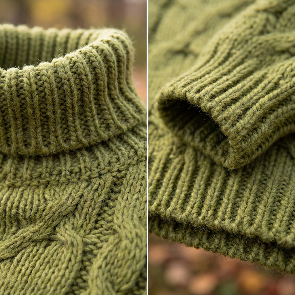 BOGO | Men's High Neck Twist Knit Sweater V9