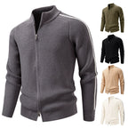 BOGO | Men’s Stand Collar Dual-Zip Knit Jacket
