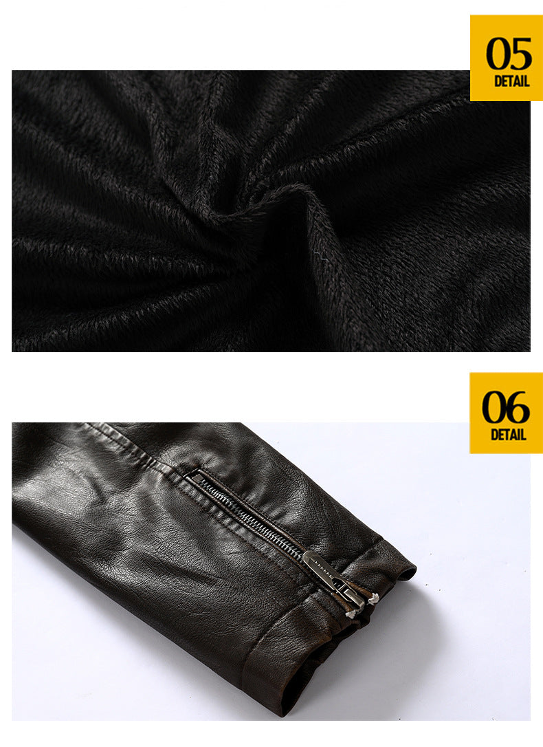 BOGO | Men's PU Leather Jacket V7