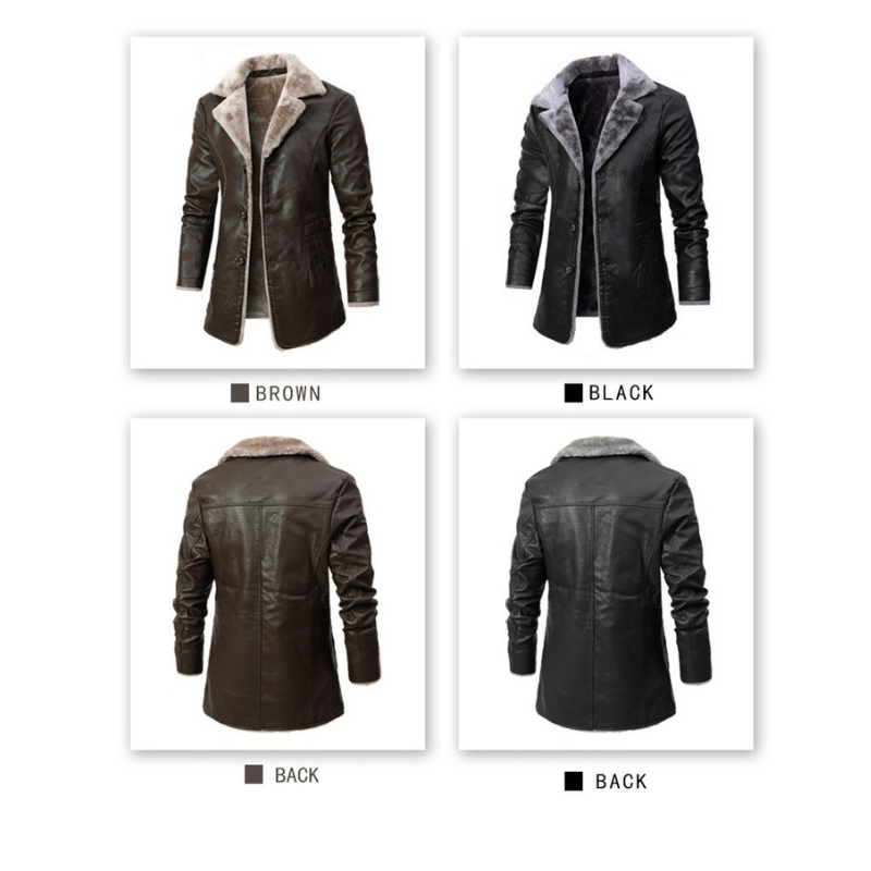 BOGO | Men’s Premium Leather Plush Jacket