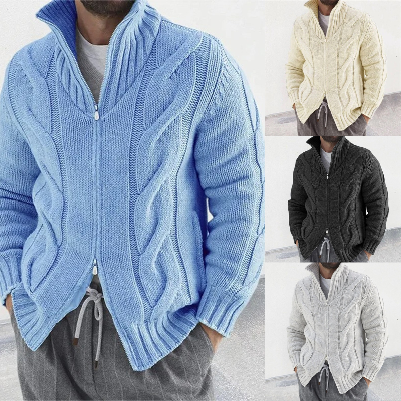 BOGO | Men’s Cable-Knit Zip Jacket