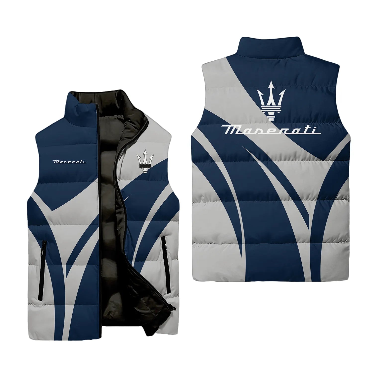 Maserati Sleeveless Puffer Jacket