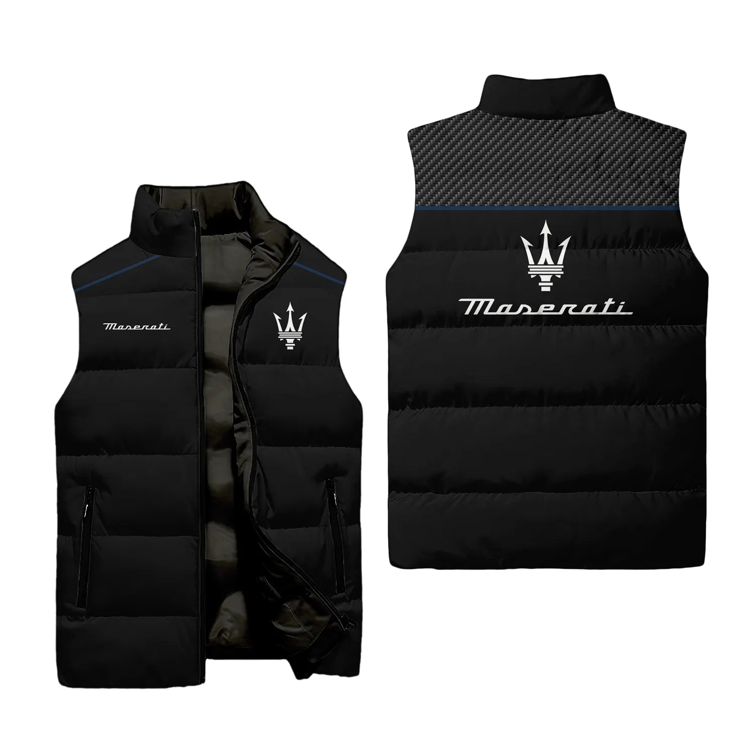 Maserati Sleeveless Puffer Jacket