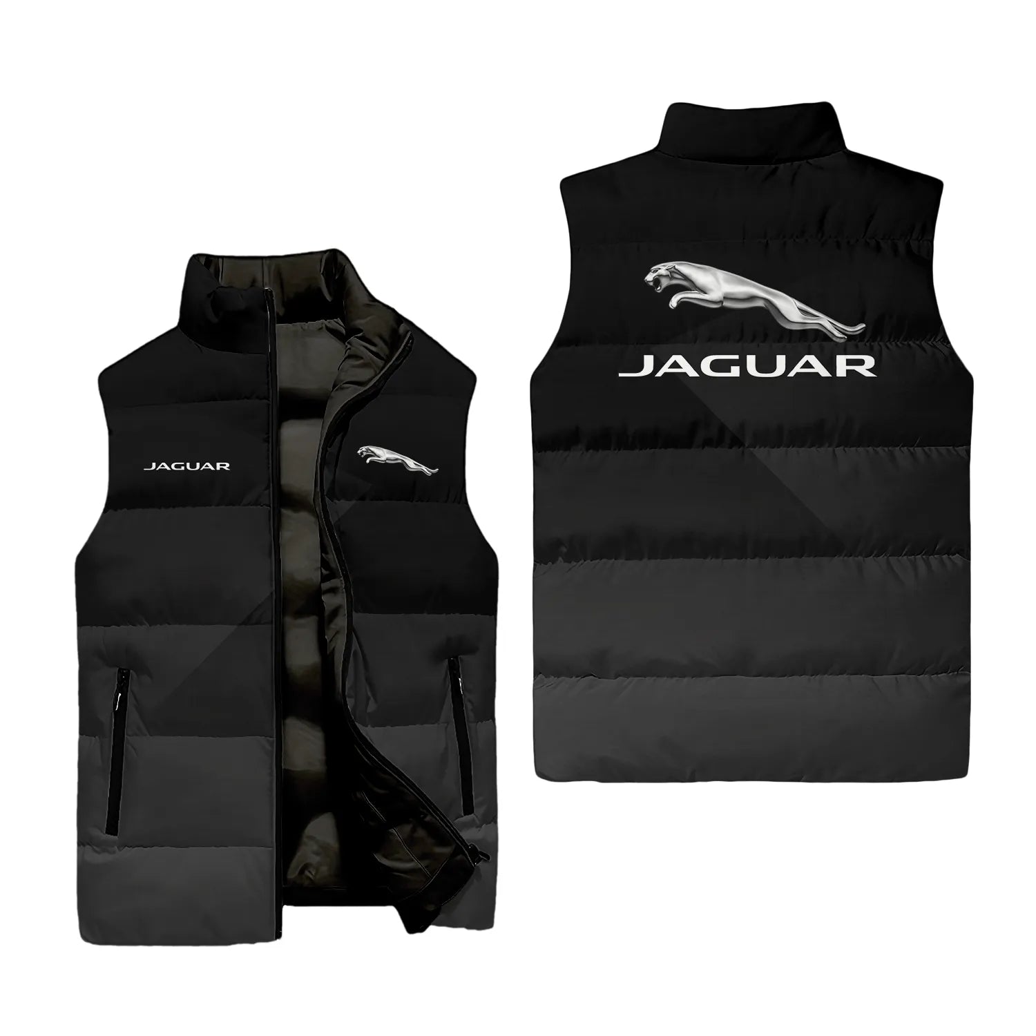 Jaguar Sleeveless Puffer Jacket