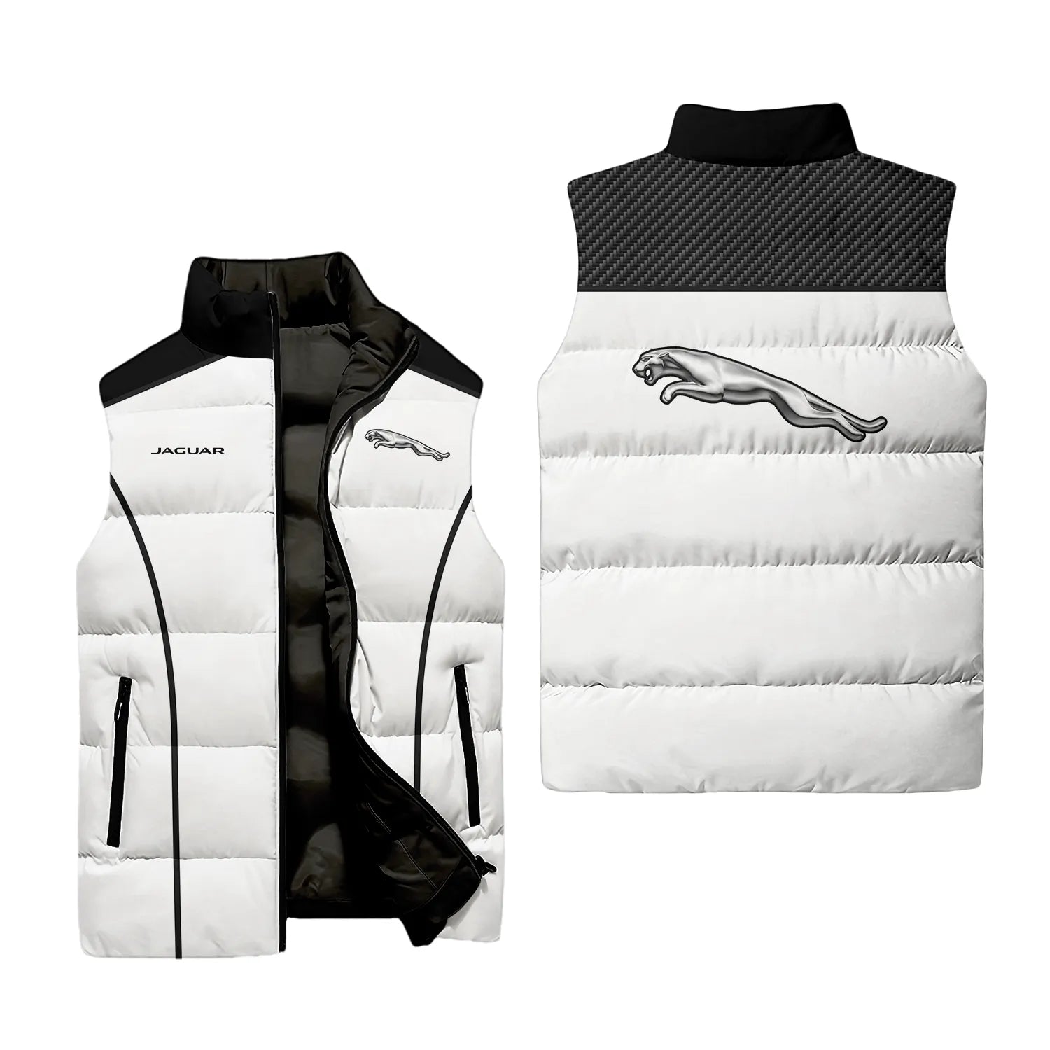 Jaguar Sleeveless Puffer Jacket