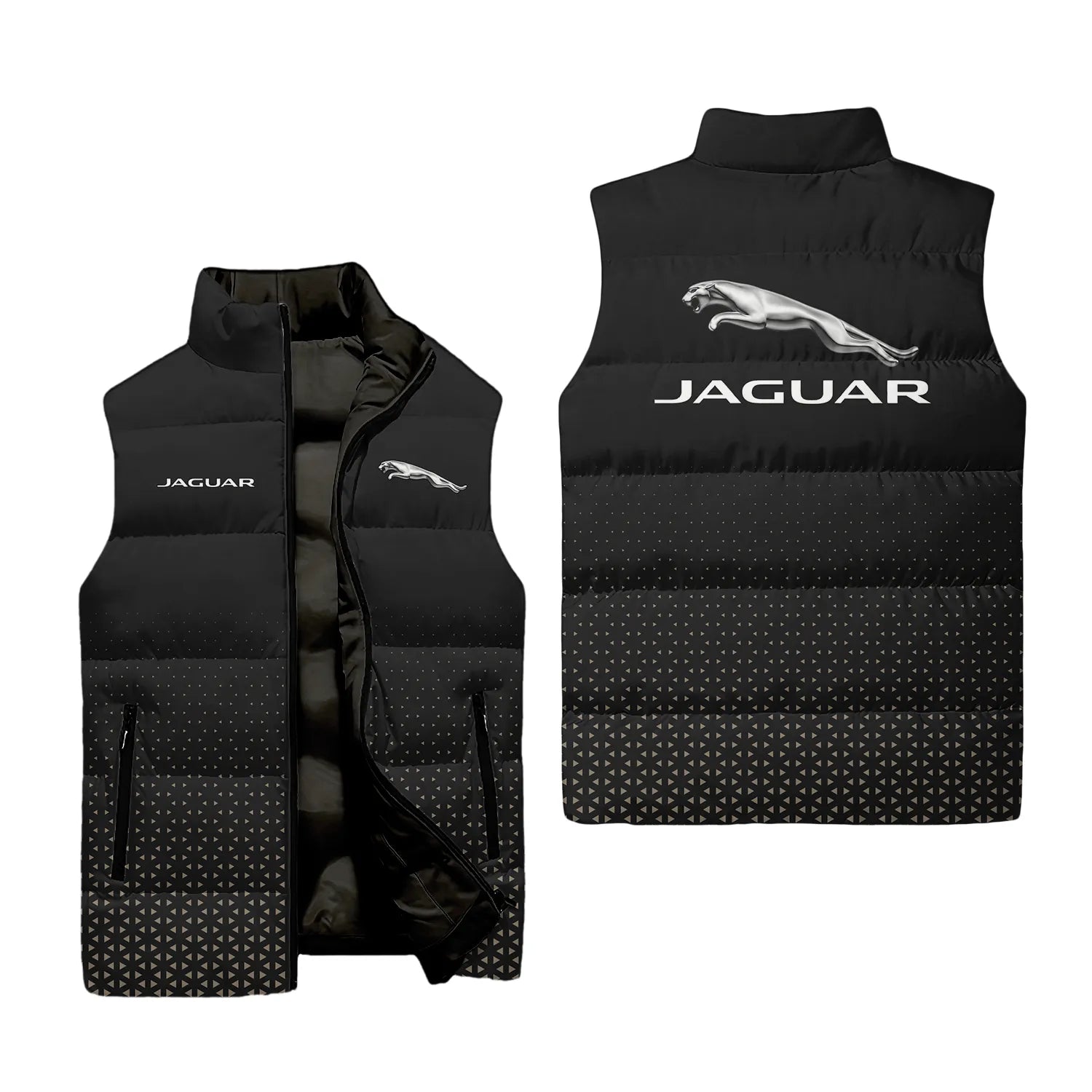 Jaguar Sleeveless Puffer Jacket
