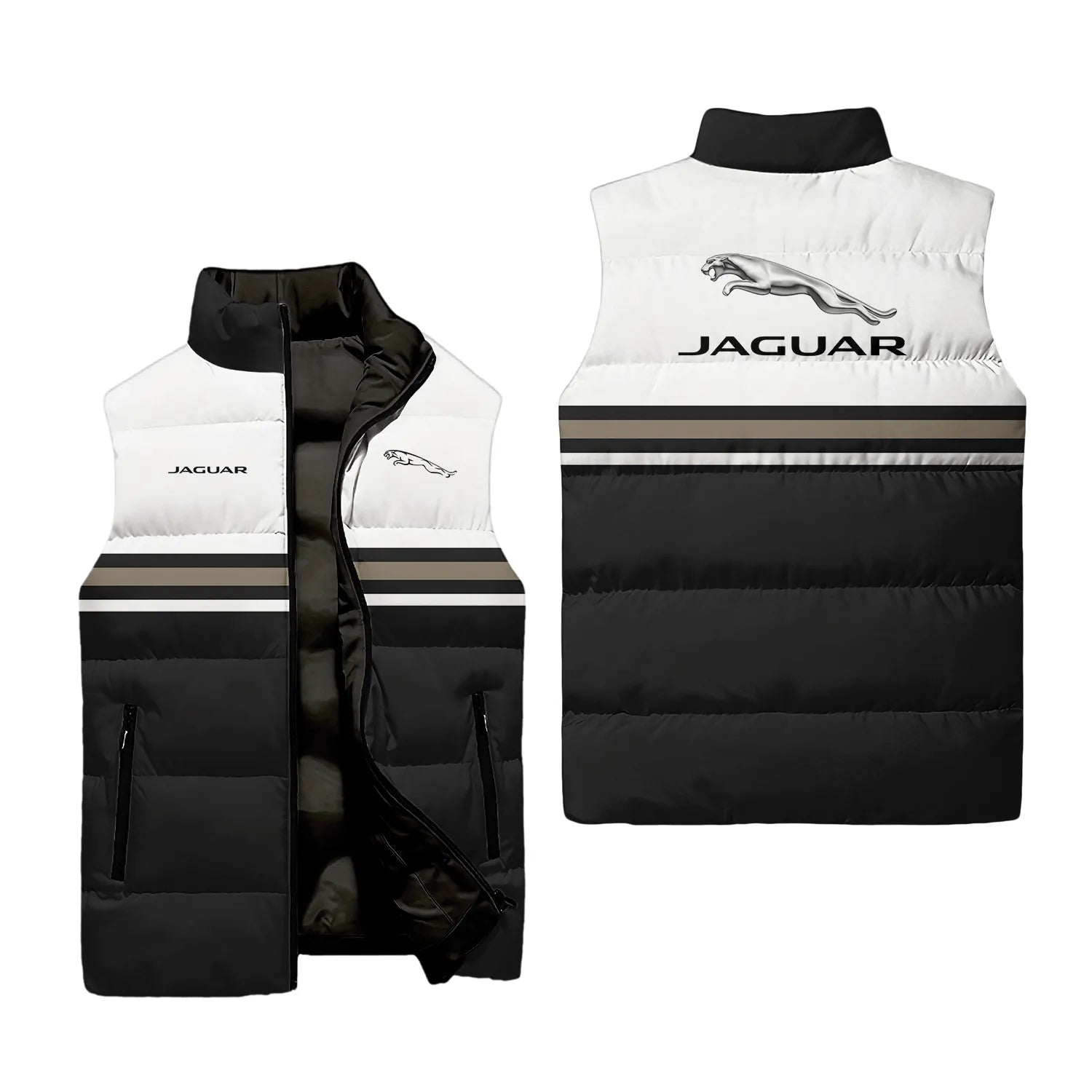 Jaguar Sleeveless Puffer Jacket