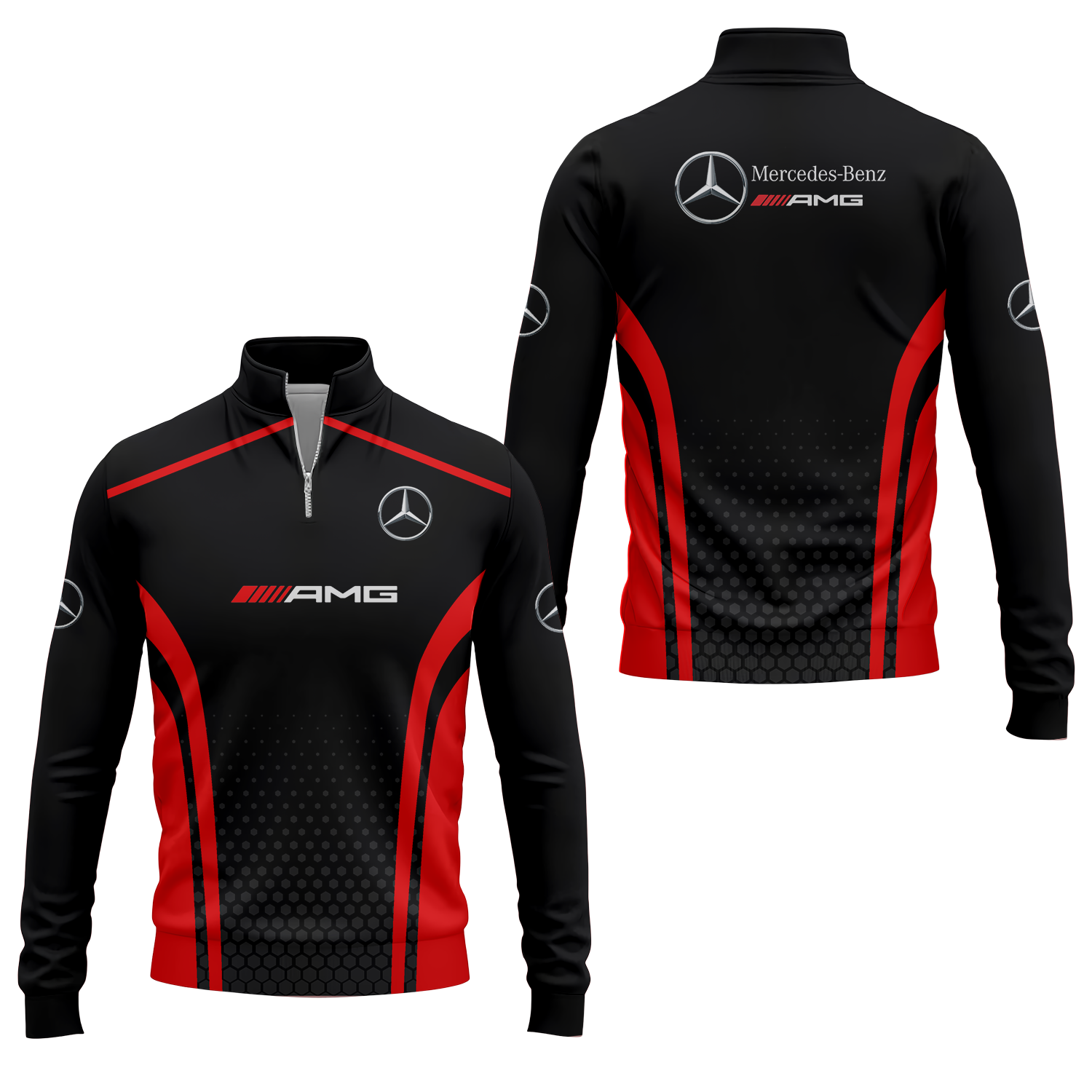 Mercedes Apparels MERC009 - Quarter-zip Pullover