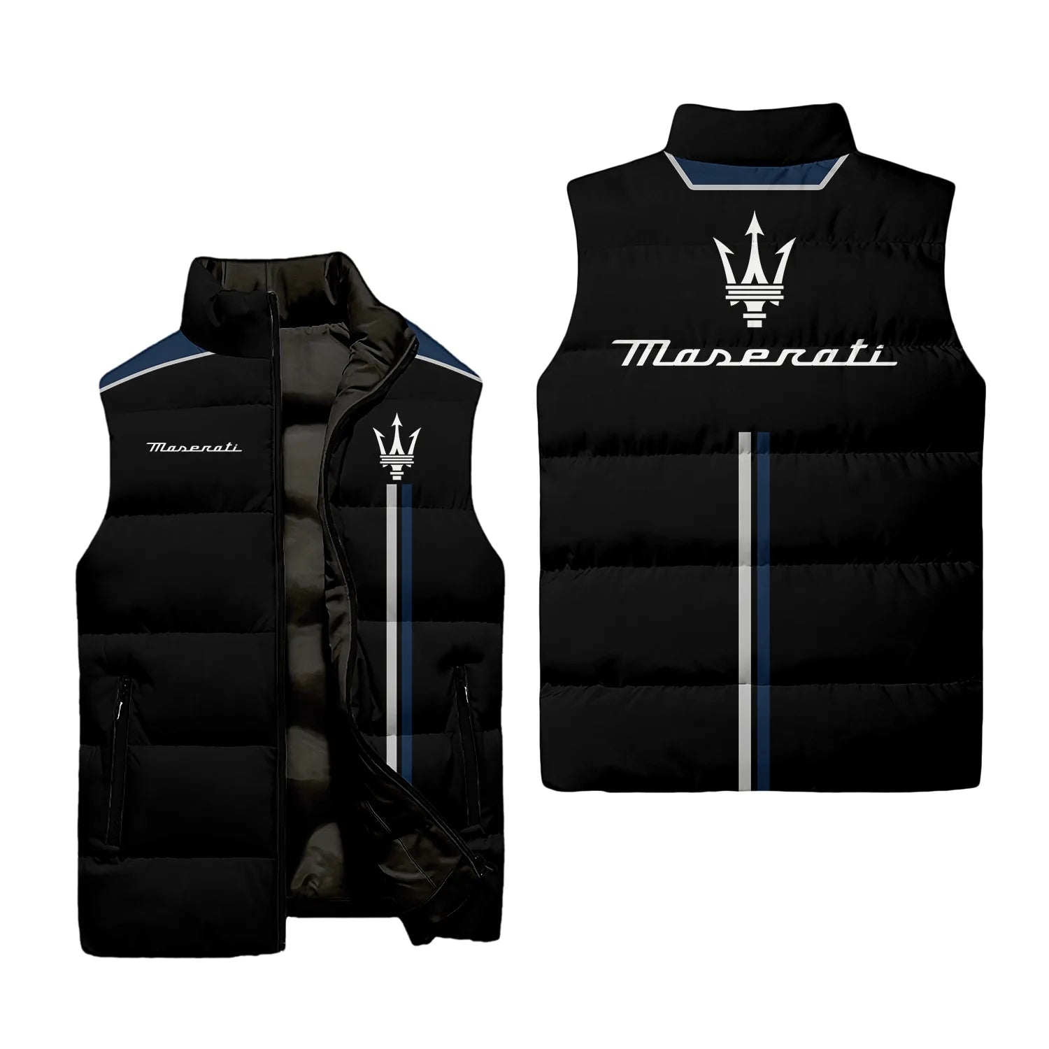 Maserati Sleeveless Puffer Jacket
