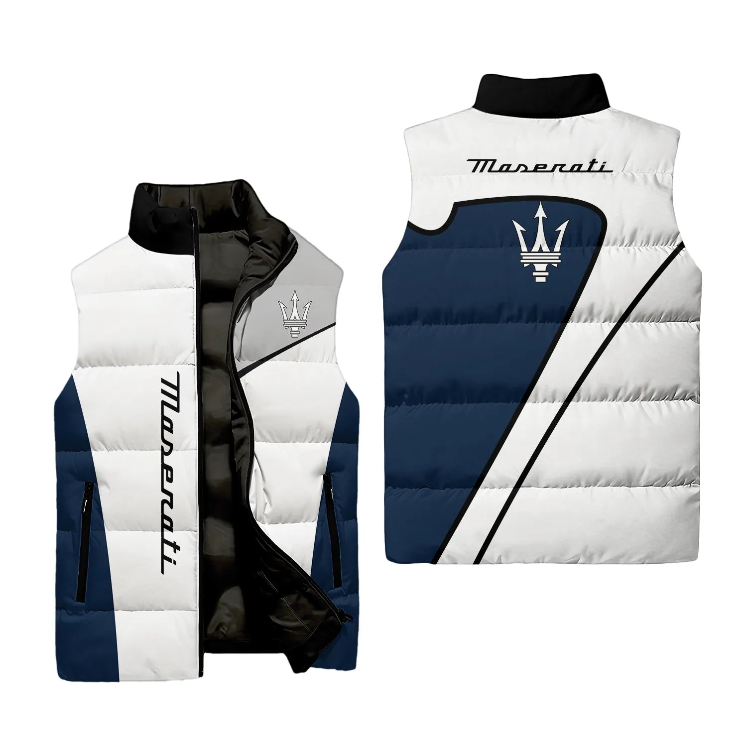 Maserati Sleeveless Puffer Jacket