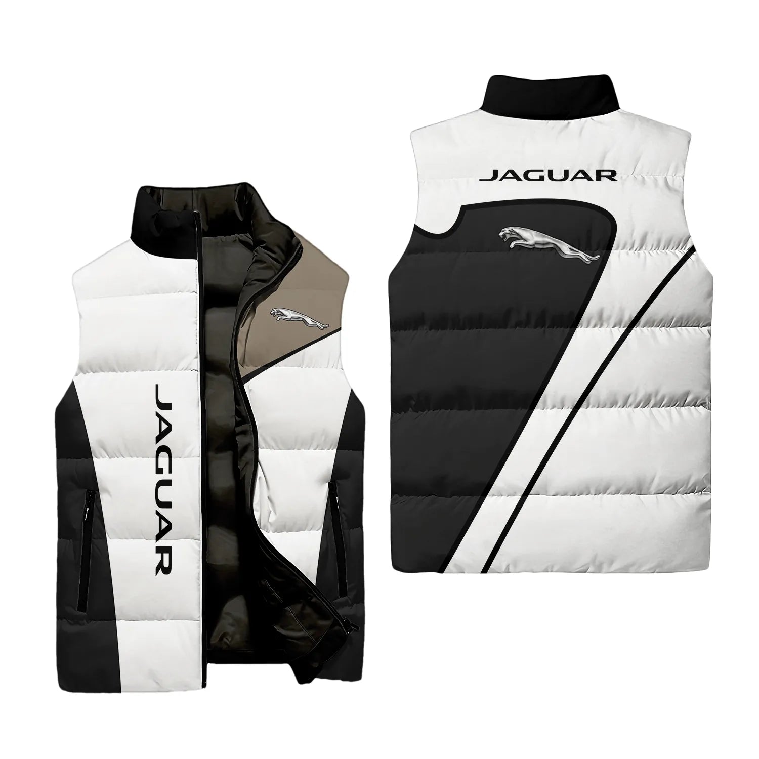 Jaguar Sleeveless Puffer Jacket