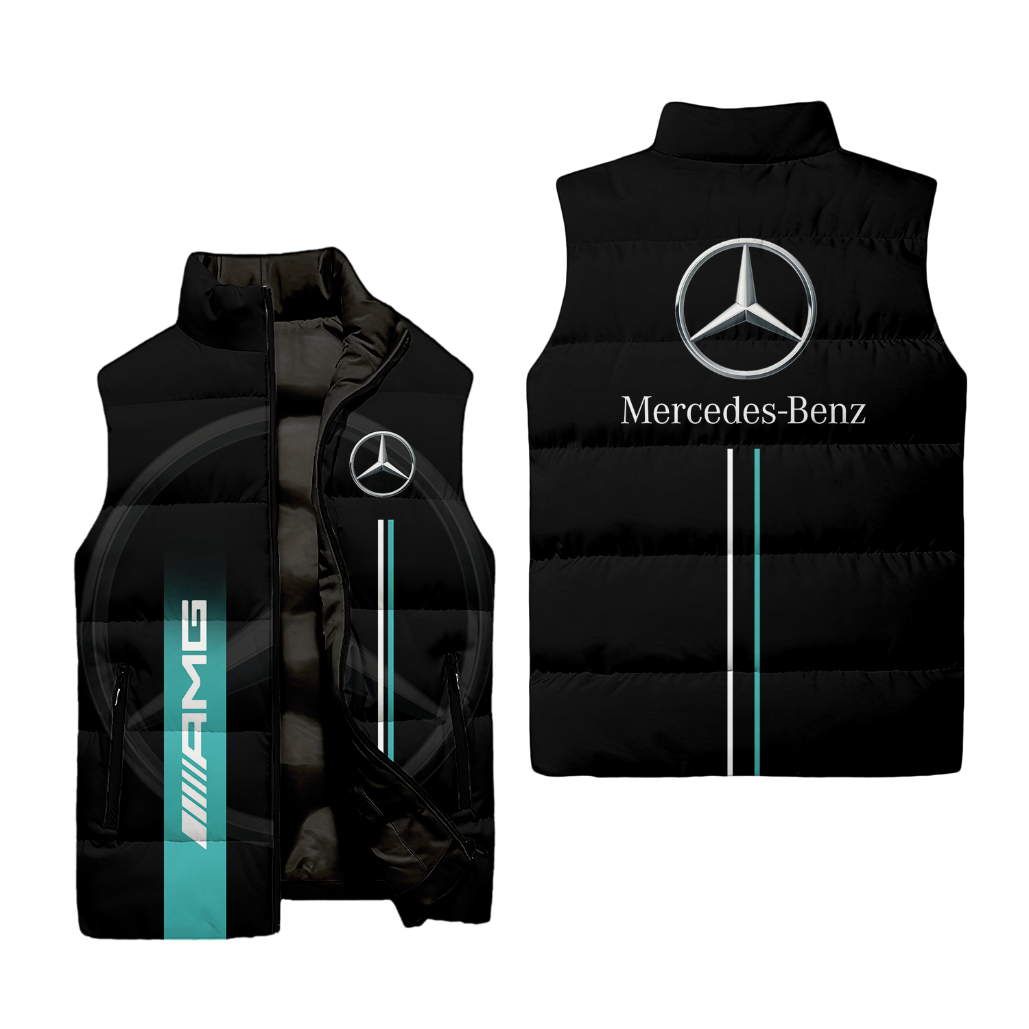 Unknown Sleeveless Puffer Jacket