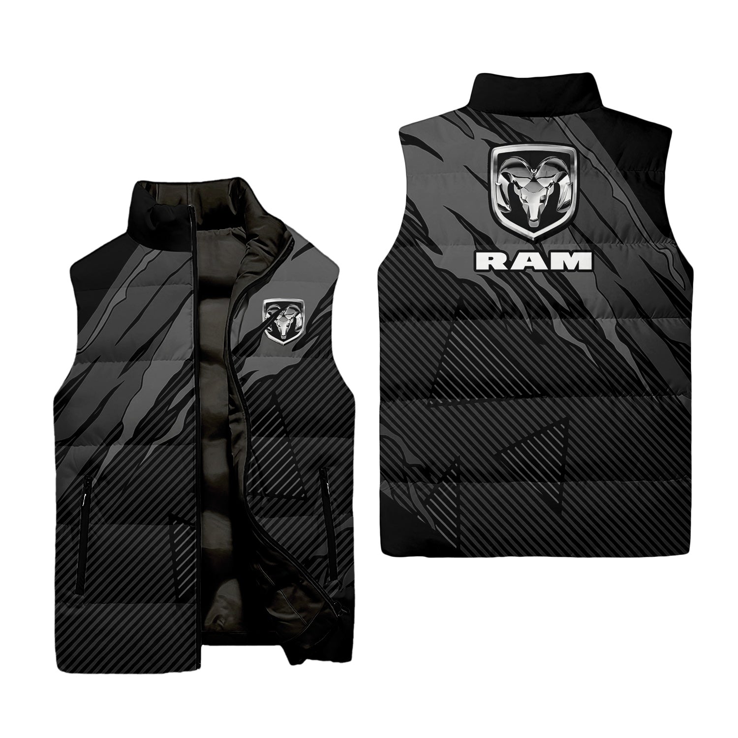 Unknown Sleeveless Puffer Jacket