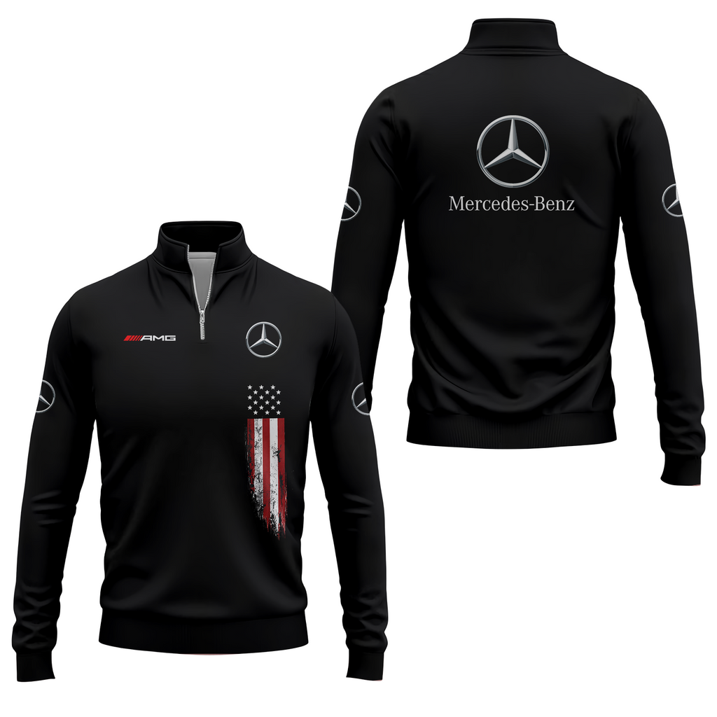 Mercedes Apparels MERC019 - Quarter-zip Pullover