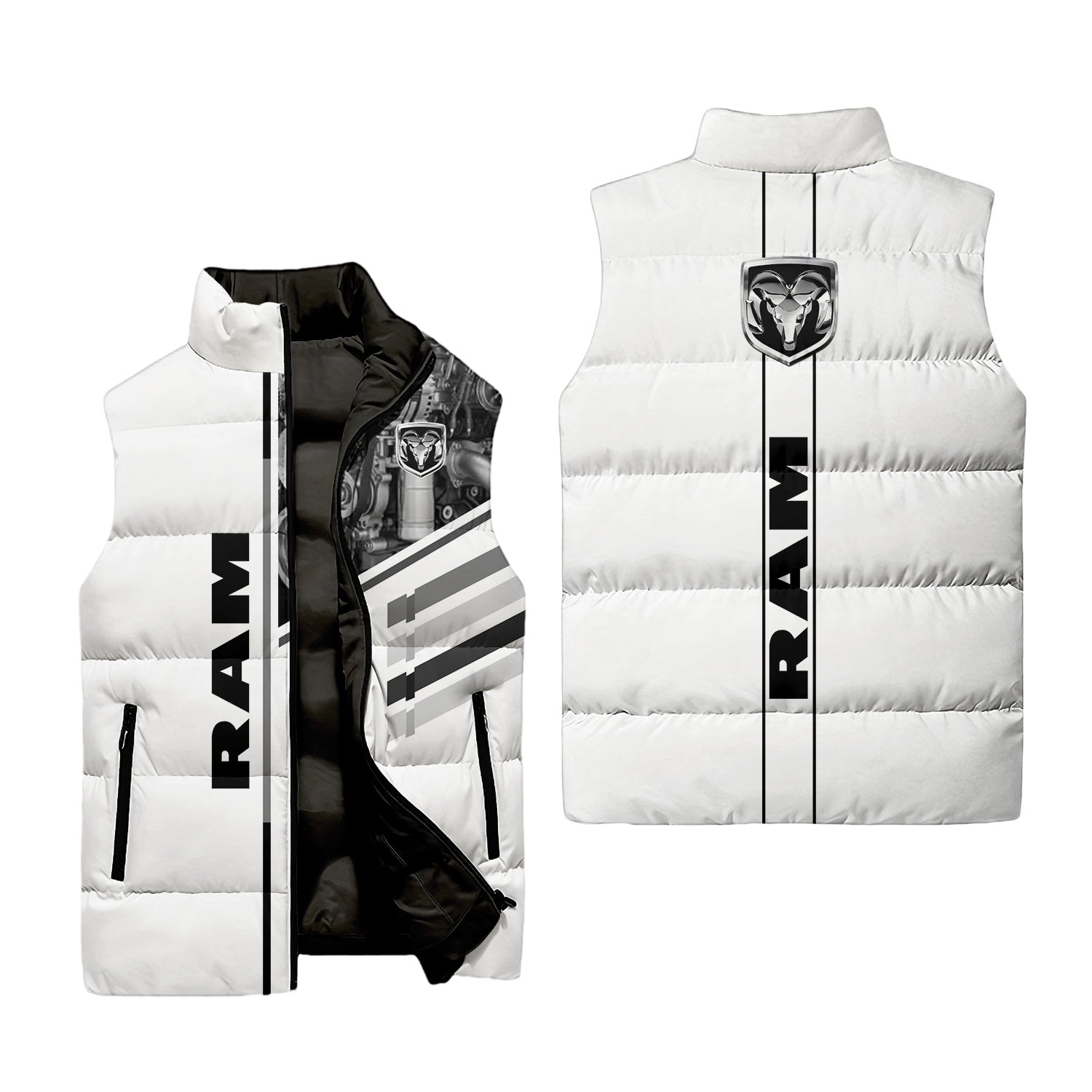 Unknown Sleeveless Puffer Jacket
