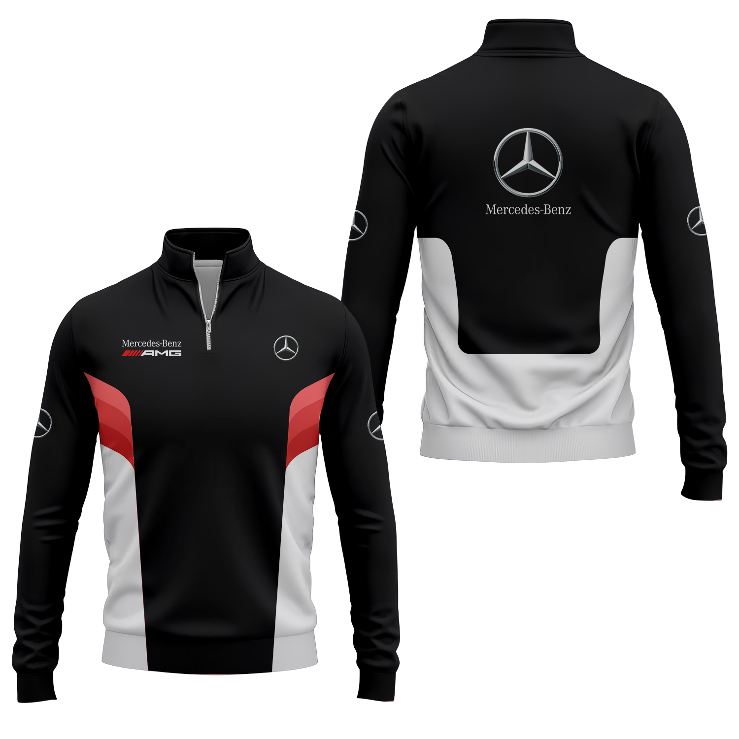 Mercedes Apparels MERC006 - Quarter-zip Pullover