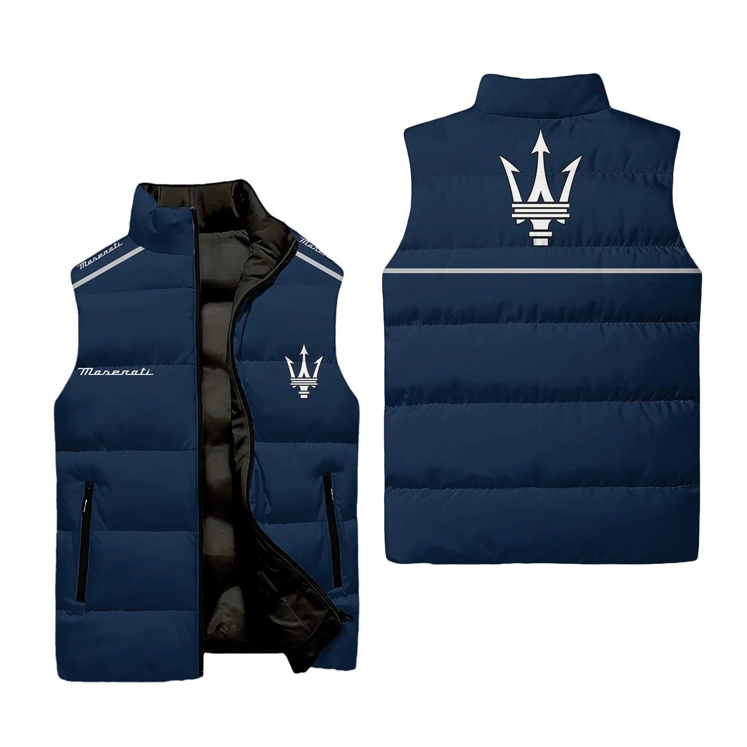 Maserati Sleeveless Puffer Jacket