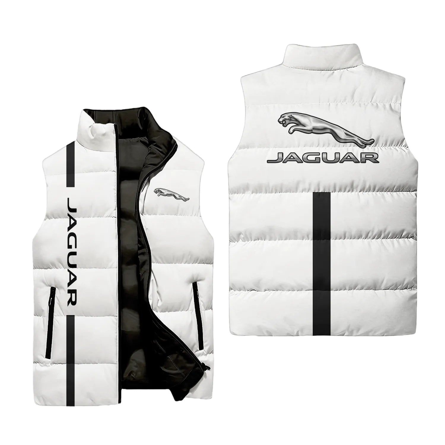 Jaguar Sleeveless Puffer Jacket
