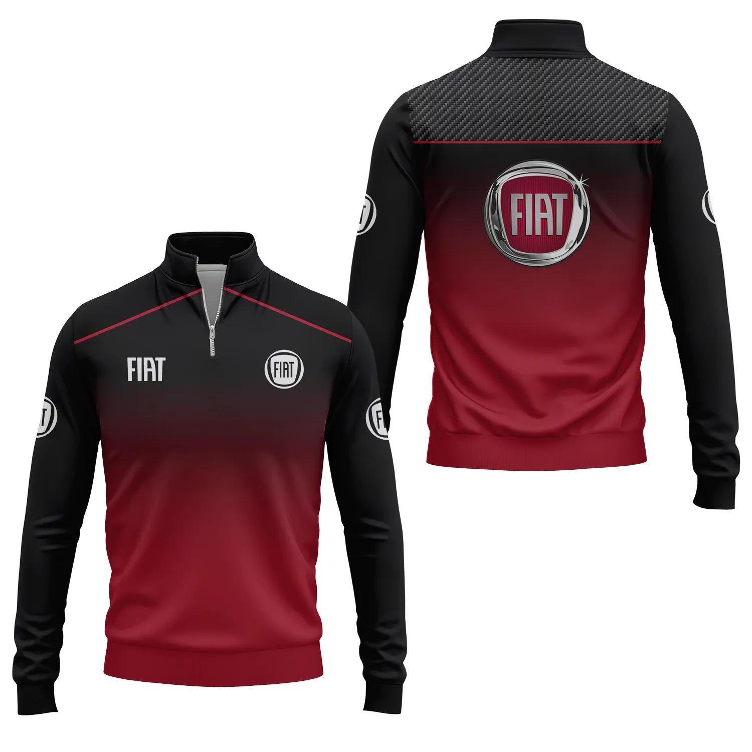 Fiat Quarter-zip Pullover SC001