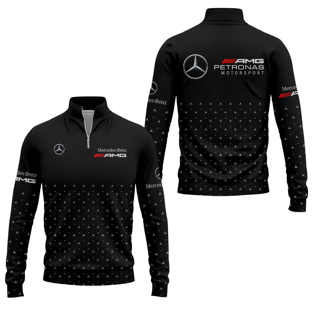 Mercedes Apparels MERC004 - Quarter-zip Pullover