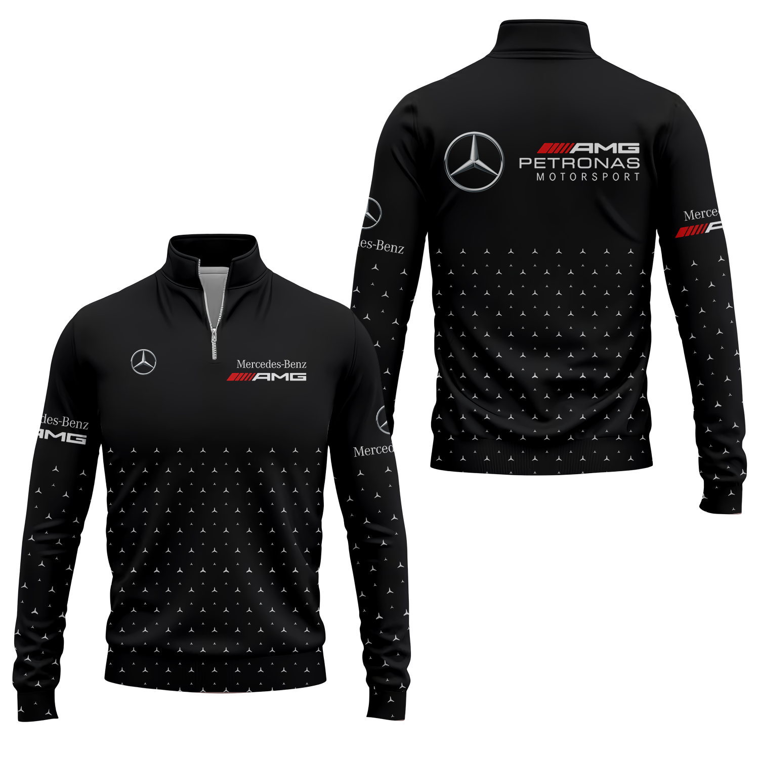 Mercedes Apparels MERC004 - Quarter-zip Pullover