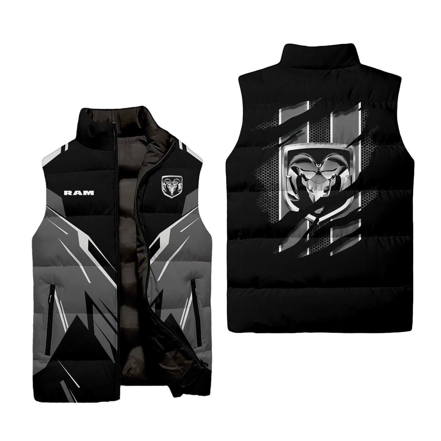 Unknown Sleeveless Puffer Jacket