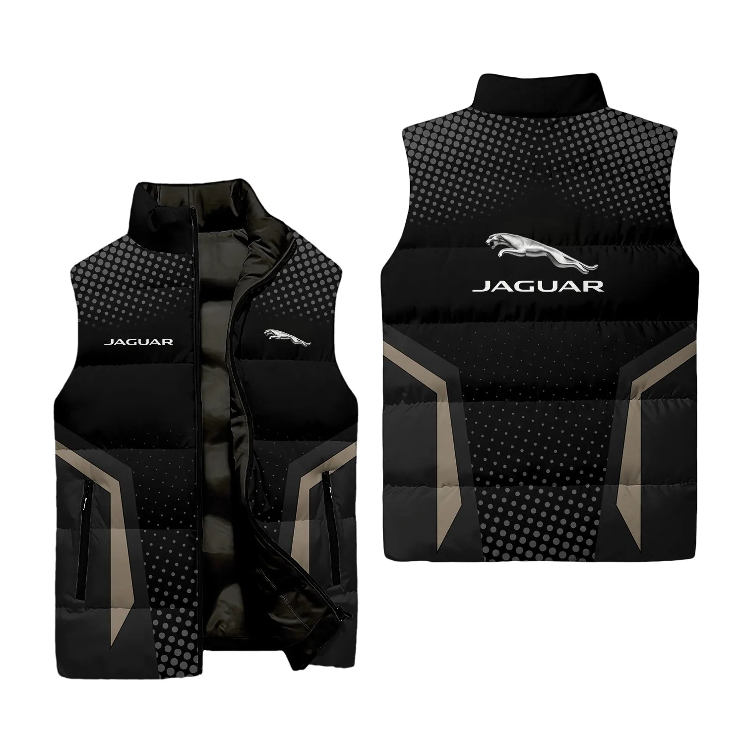Jaguar Sleeveless Puffer Jacket