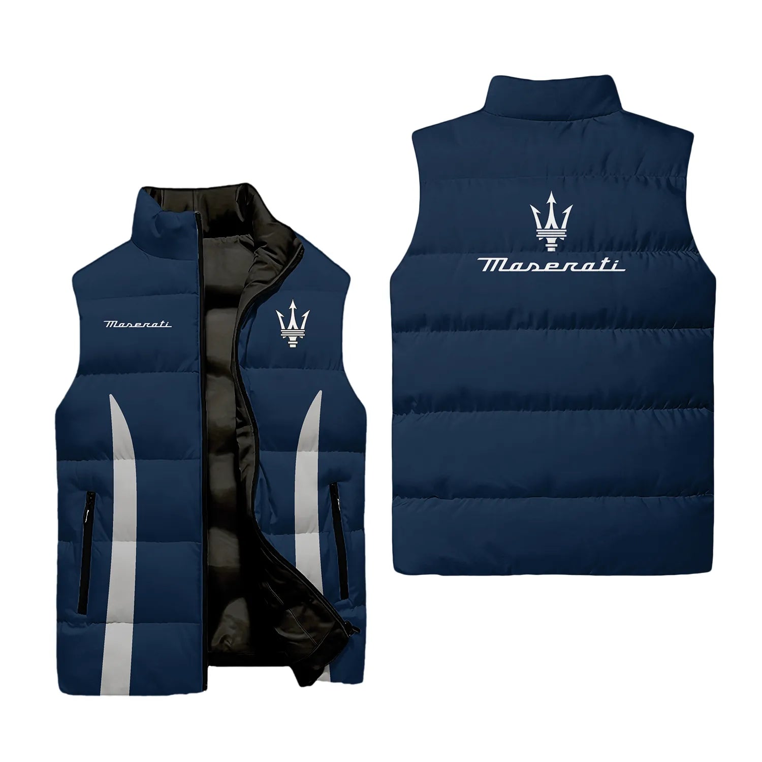 Maserati Sleeveless Puffer Jacket