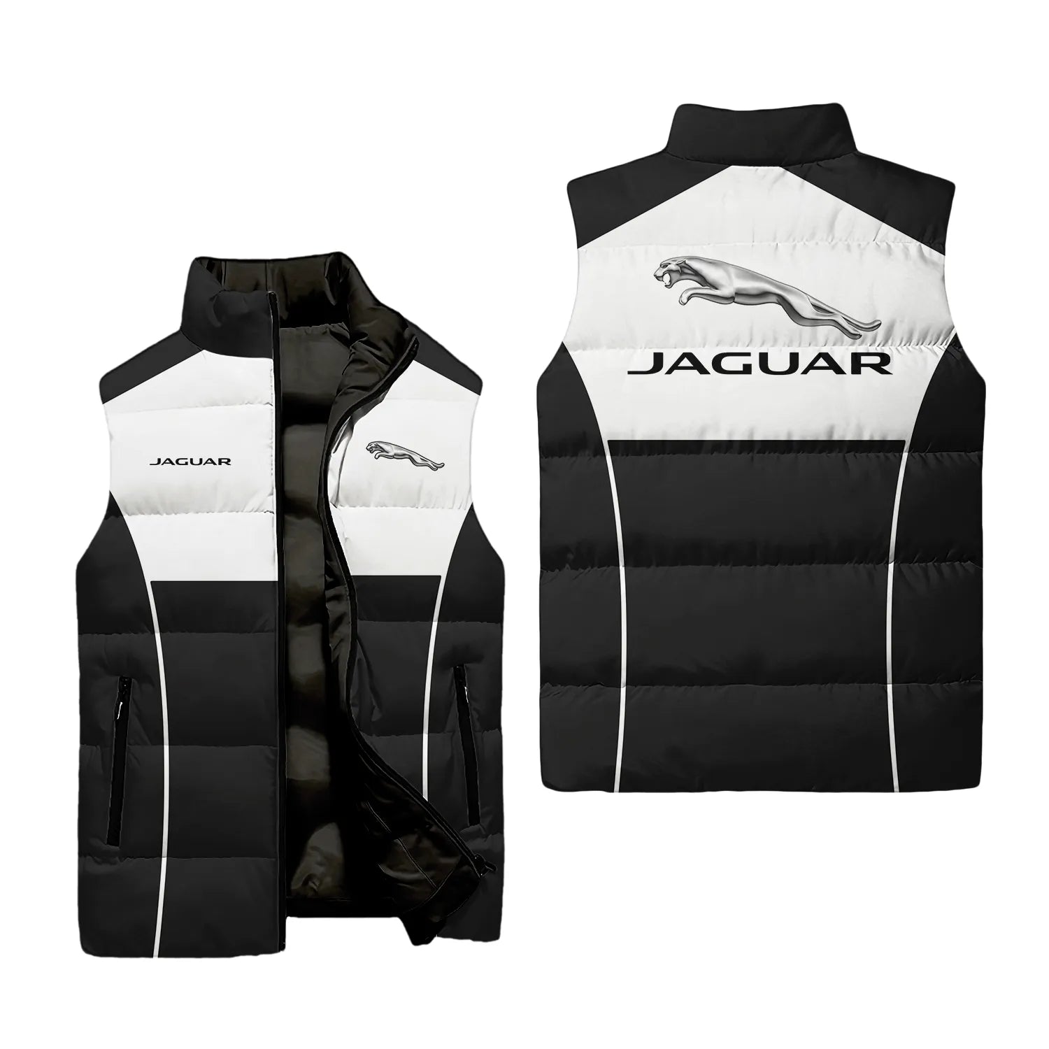 Jaguar Sleeveless Puffer Jacket
