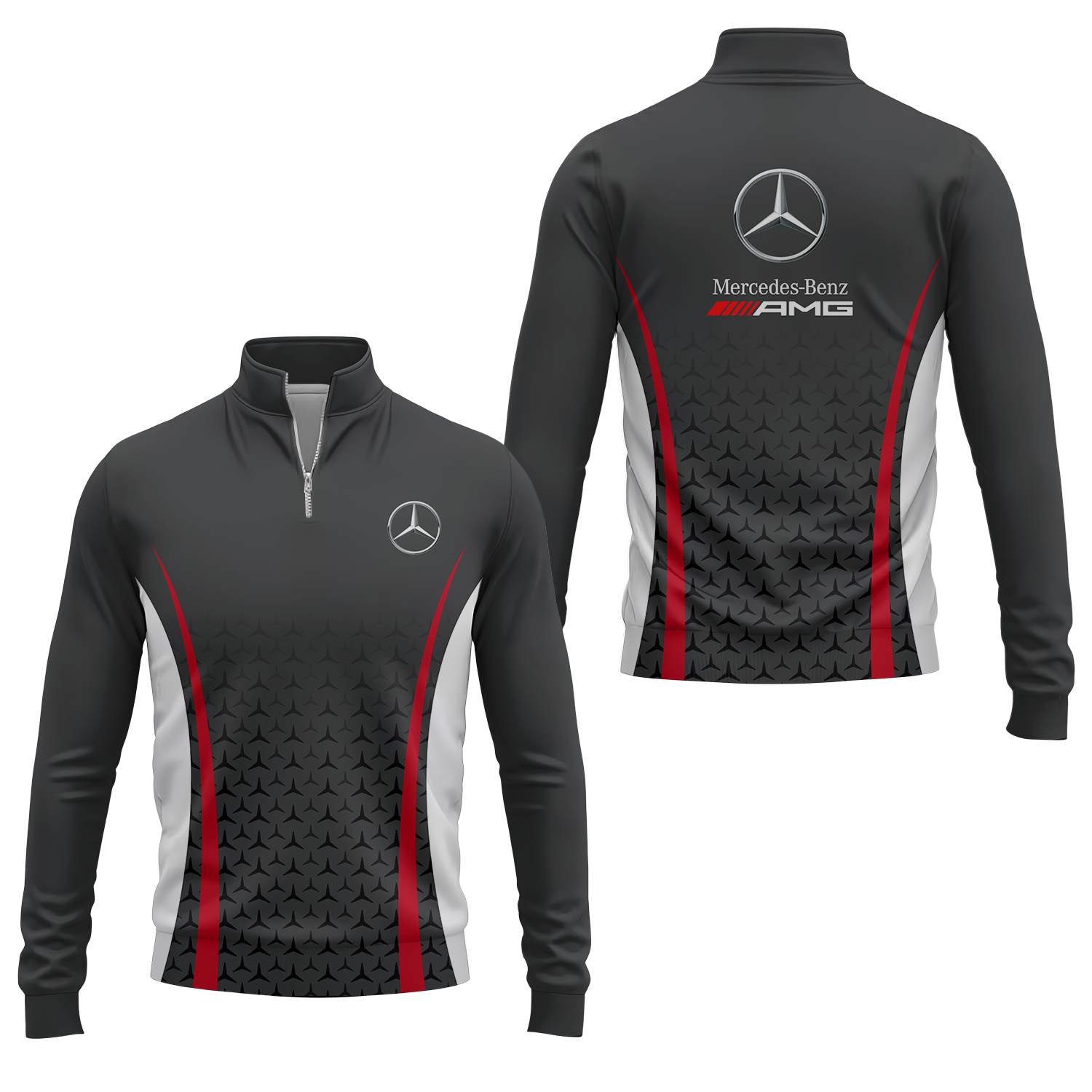 Mercedes Apparels MERC015 - Quarter-zip Pullover