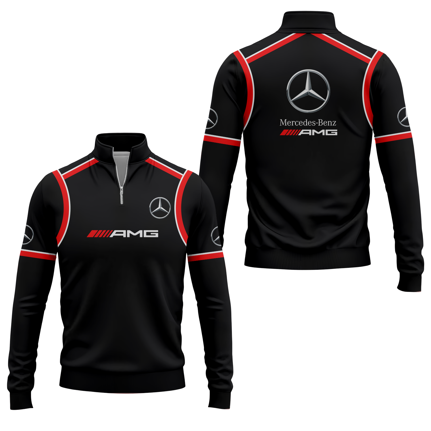 Mercedes Apparels MERC029 - Quarter-zip Pullover