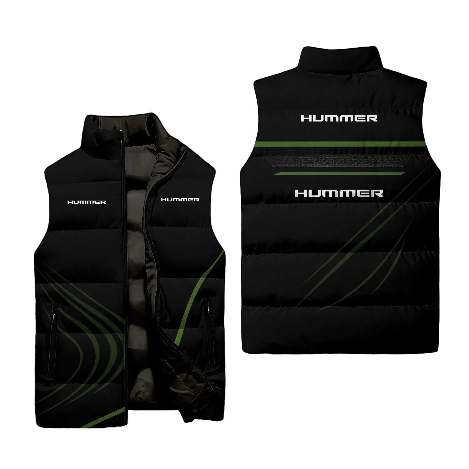Hummer Sleeveless Puffer Jacket
