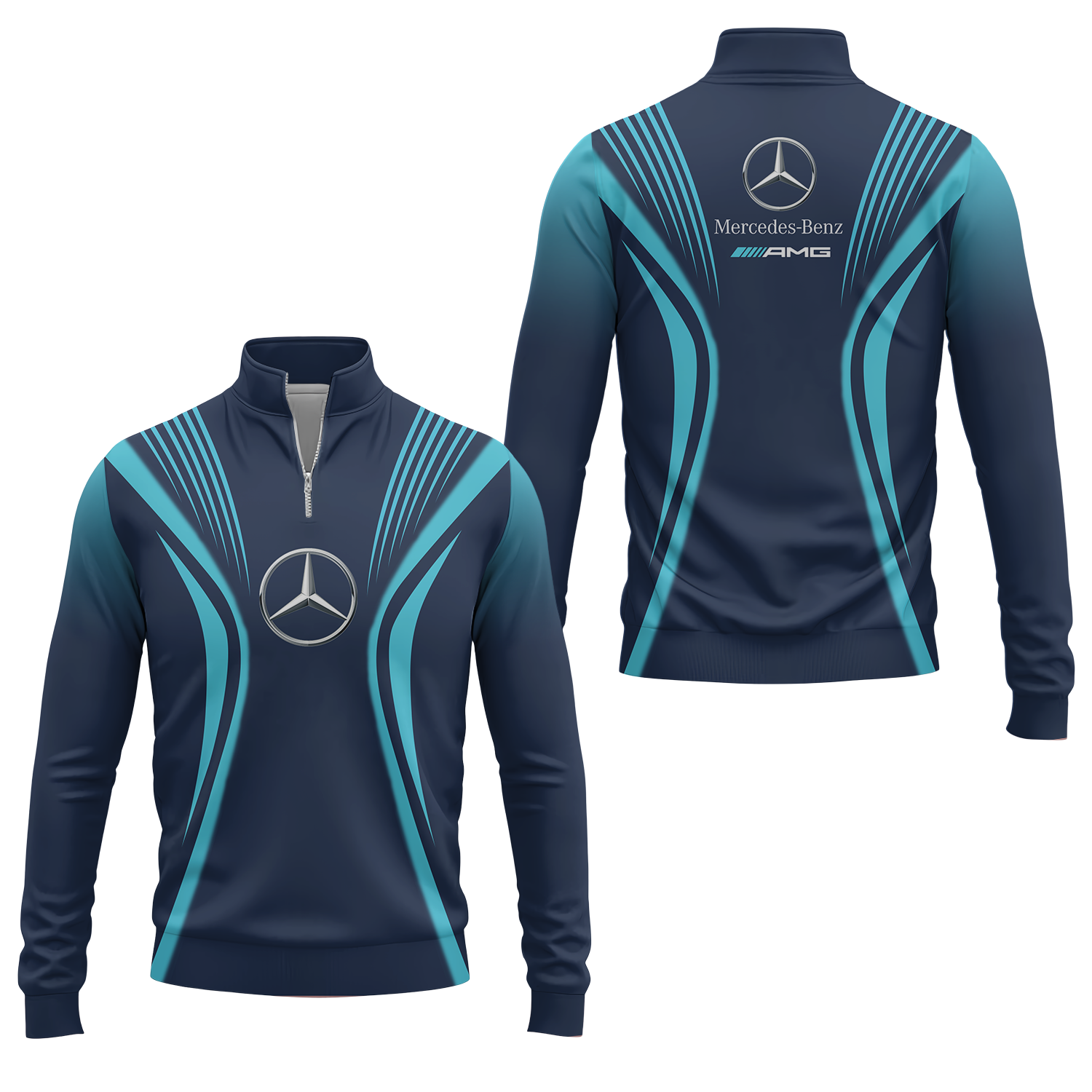 Mercedes Apparels MERC021 - Quarter-zip Pullover
