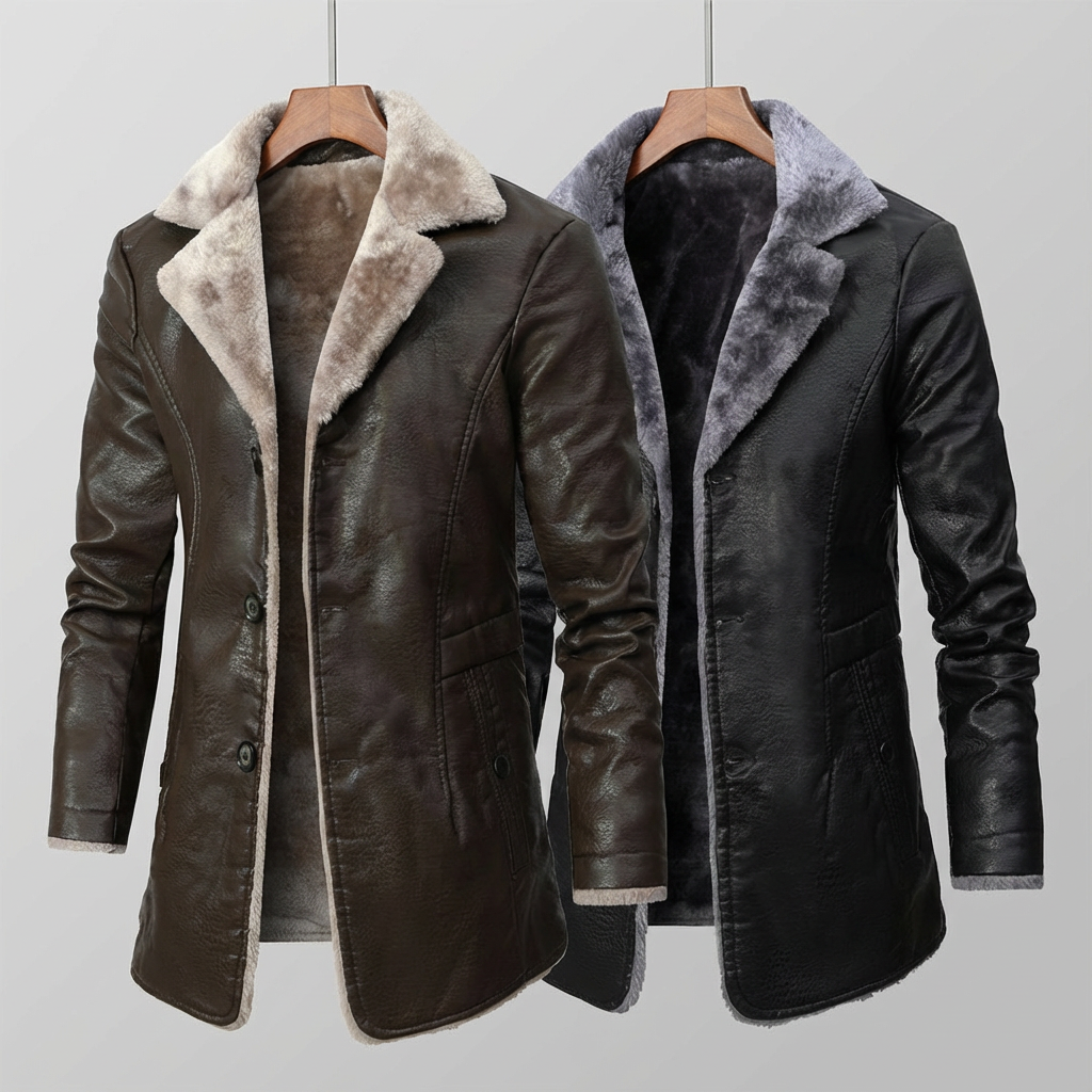 BOGO | Men’s Premium Leather Plush Jacket