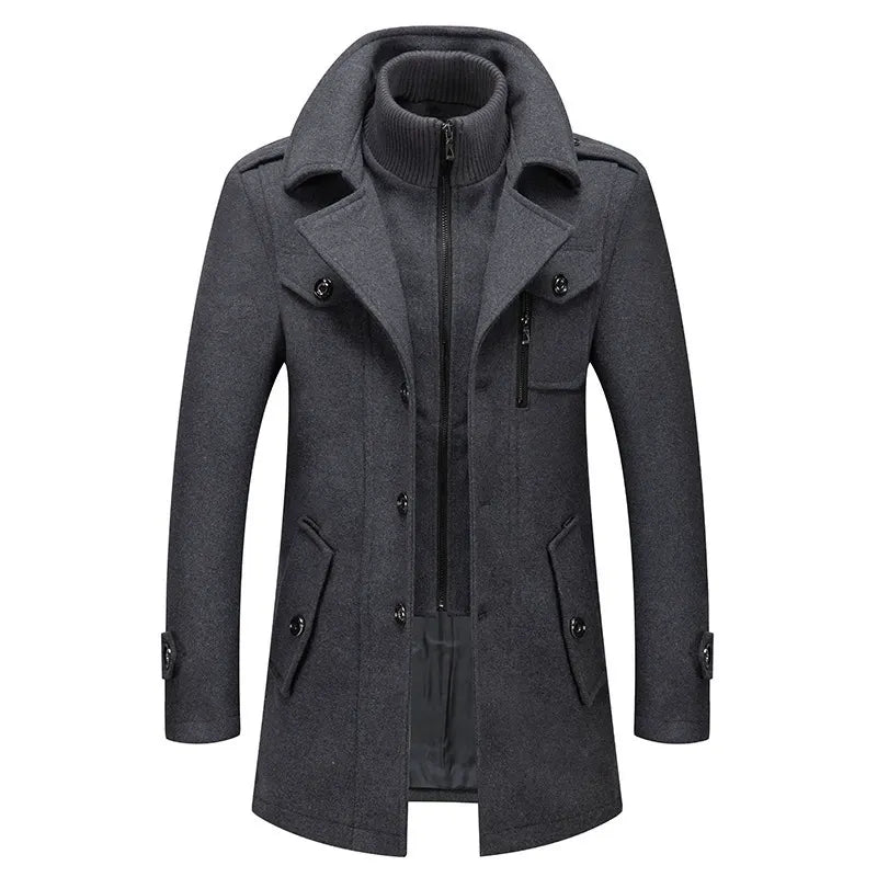 BOGO | Men’s Premium Double-Collar Wool Coat
